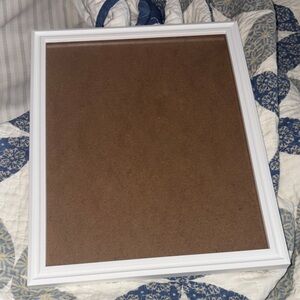 White Framed Cork Board